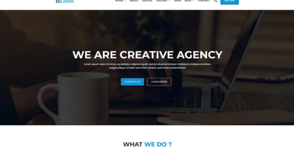 Beama Agency Business WordPress Theme 1.0.1 GPL Theme