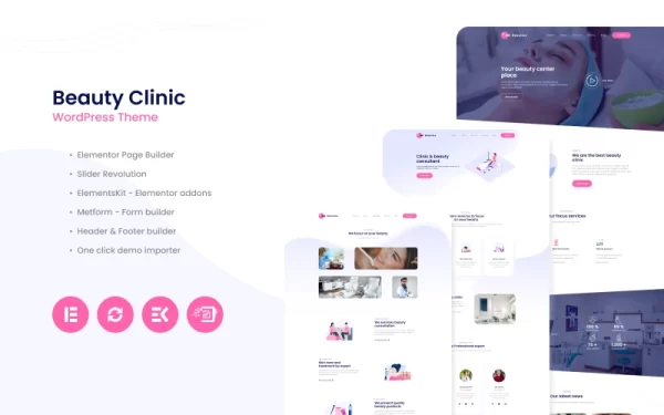 Beautice Beauty Clinic WordPress Theme 1.0.2 GPL Theme
