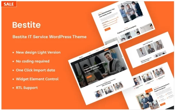 Bestite IT Service Responsive WordPress Theme 1.0.1 GPL Theme