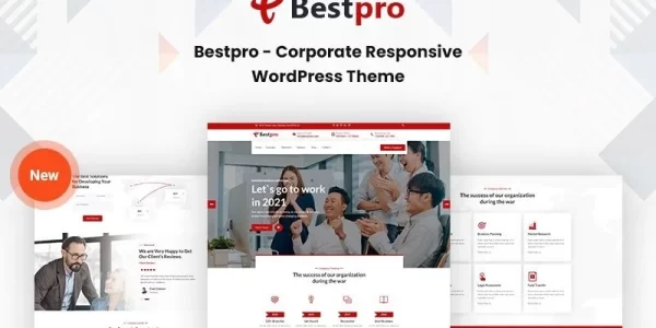 Bestpro Corporate Responsive WordPress Theme 1.0.0 GPL Theme