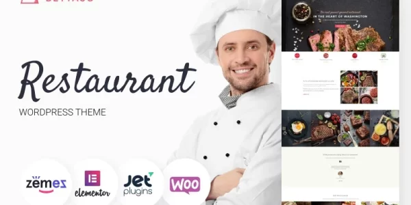 Bettaso Cafe Restaurant WordPress Theme 1.0.1 GPL Theme