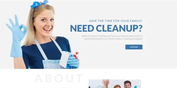Big Cleanup Cleaning Services Responsive WordPress Theme 1.0.0 GPL Theme
