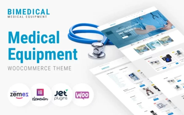 Bimedical Medical Equipment Responsive WooCommerce Theme 1.0.0 GPL Theme