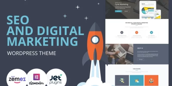 BinarySales SEO Digital Marketing WordPress Theme 1.0.1 GPL Theme