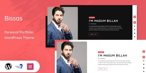 Bissas Personal Portfolio WordPress Theme 1.0.0 GPL Theme