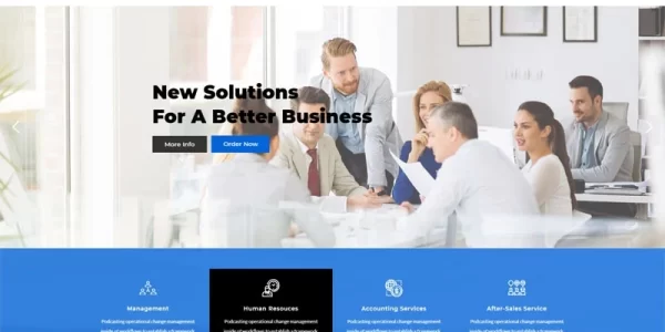 Blake Business Services WordPress Theme 1.1.3 GPL Theme