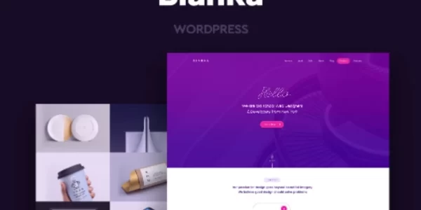 Blanka One Page WordPress Theme 1.4 GPL Theme