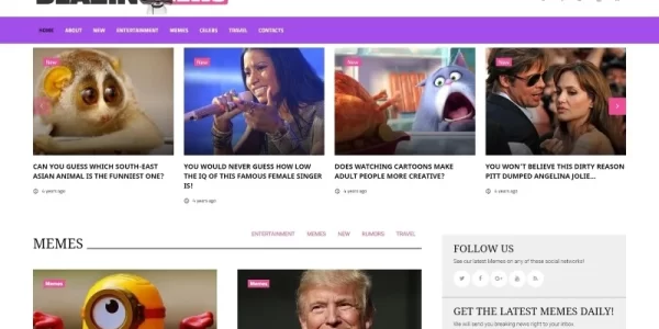 BlazingNews News Magazine Responsive WordPress Theme 1.0.0 GPL Theme