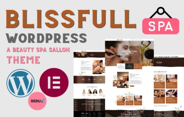Blissfullspa Your Truly Beautiful Specialist WordPress Theme 1.0.0 GPL Theme