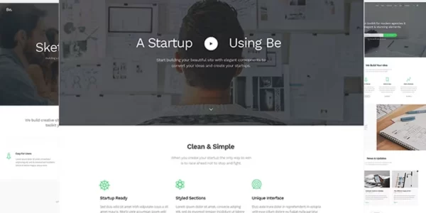 BoTheme Startup Business WordPress Theme 1.3.1 GPL Theme