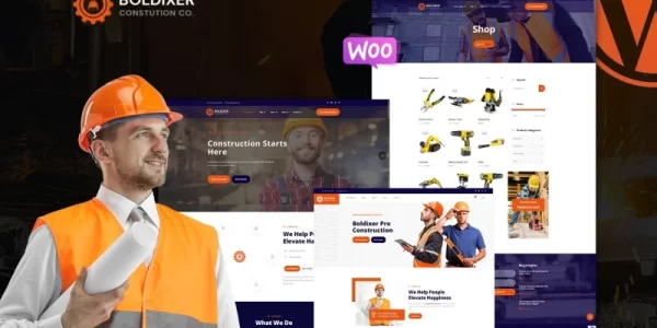 Boldixer Construction Multipurpose WordPress Theme 1.0.0 GPL Theme