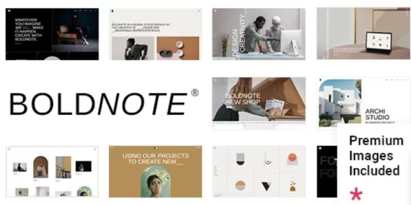 Boldnote Portfolio Theme 1.0 GPL Theme