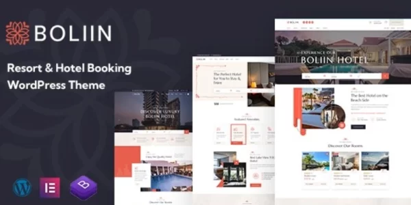 Boliin Resort Hotel Booking WordPress Theme 1.0.1 GPL Theme