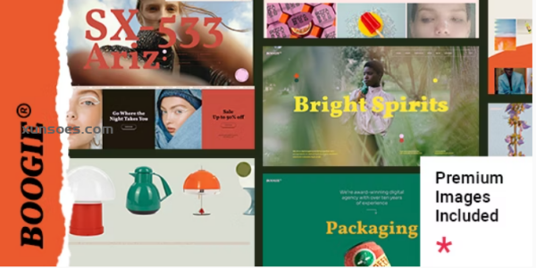 Boogie Design Agency and Portfolio Theme 1.0.0 GPL Theme