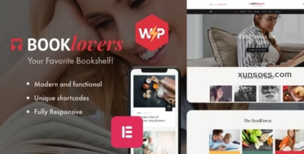 Booklovers Publishing House Book Store WordPress Theme + RTL 2.13 GPL Theme