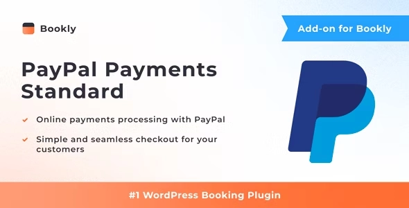 Bookly PayPal Payments Standard (Add-on) 3.1 GPL Plugins