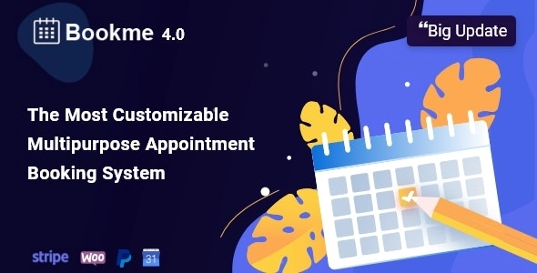 Bookme WordPress Appointment Booking Scheduling Plugin 4.8.0 GPL Plugins
