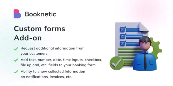 Booknetic – Custom Forms Addon 2.1.5 GPL Plugins