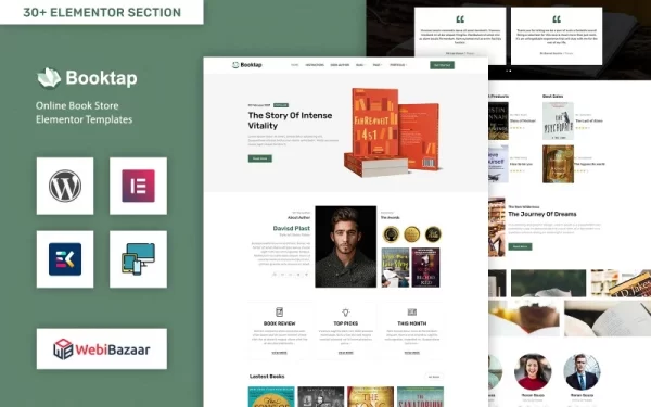 Booktap Publishing House Book Store WordPress theme WordPress Theme 1.0 GPL Theme