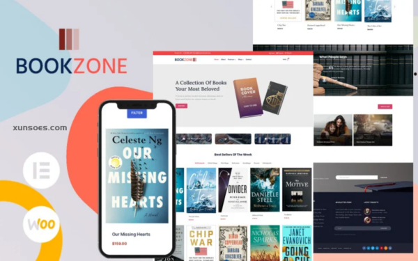 Bookzone Book Store WooCommerce Theme 1.0.0 GPL Theme