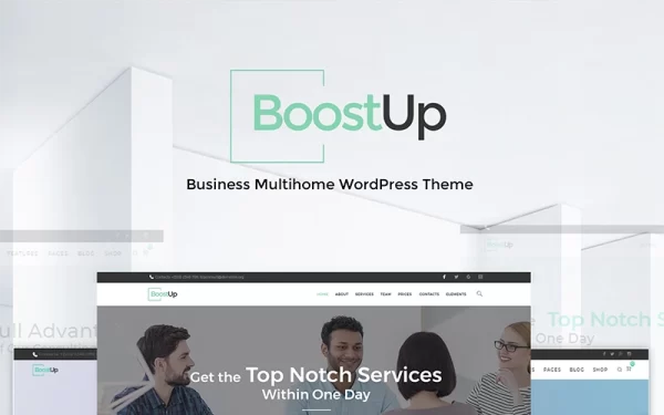 BoostUp Business Consulting WordPress Theme 1.0.0 GPL Theme