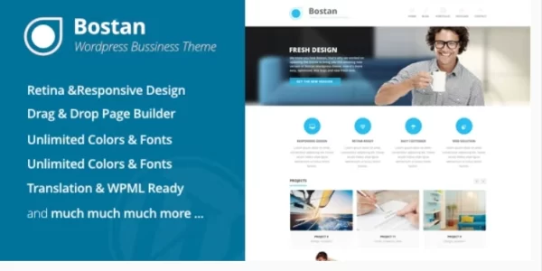 Bostan Business Business Theme 6.56 GPL Theme