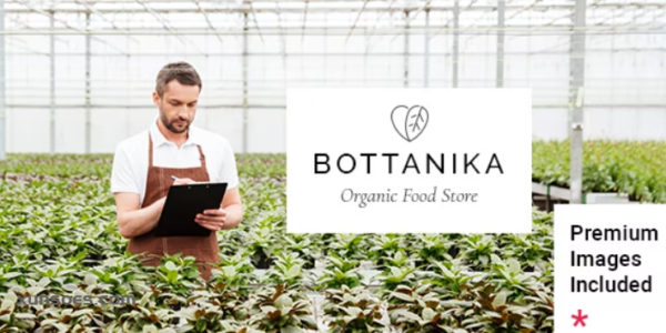 Bottanika Organic Food Store 1.1 GPL Theme