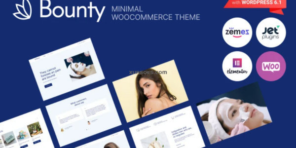 Bounty Minimal WooCommerce Theme for Beauty 1.0.1 GPL Theme