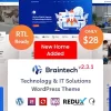 Braintech Technology IT Solutions WordPress Theme 2.5.0 GPL Theme