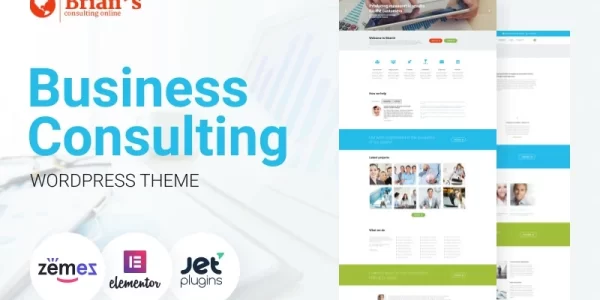 Brian’s Consulting Multipurpose Classic Elementor WordPress Theme 1.0.1 GPL Theme