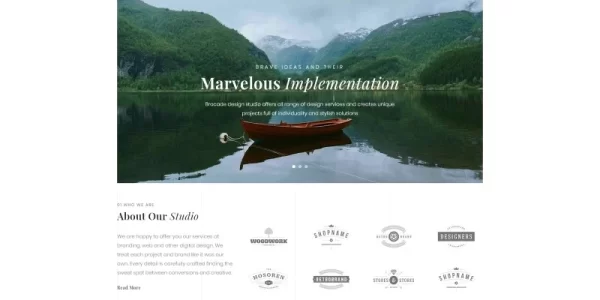Brocade Minimal Modern WordPress Elementor Theme WordPress Theme 1.0.0 GPL Theme