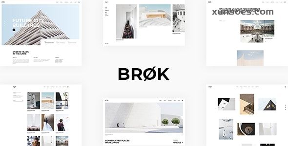 Brøk Architecture Theme 1.0 GPL Theme