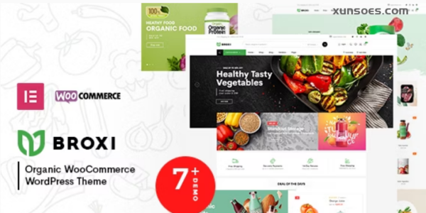 Broxi – Organic Food WooCommerce WordPress Theme 1.0.0 GPL Theme