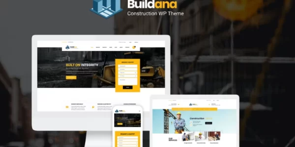 Buildana | Construction Building WordPress Theme 1.5.1 GPL Theme