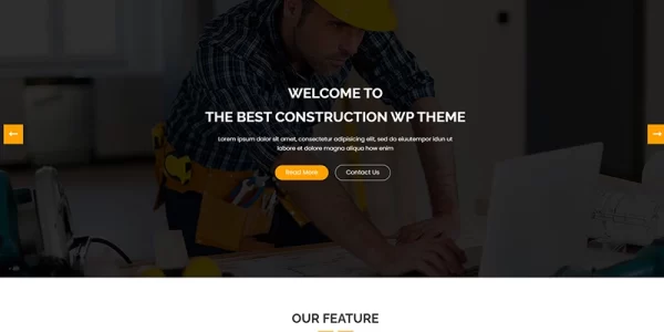 Builds Build Construction WordPress Theme 1.0.0 GPL Theme