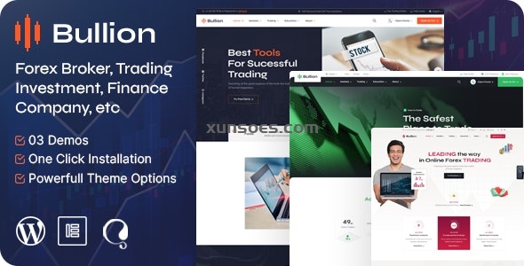 Bullion Forex Broker Trading WordPress Theme 1.3 GPL Theme