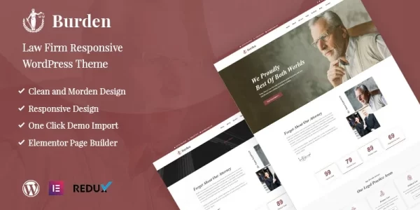 Burden Law Firm Responsive WordPress Theme 1.0.0 GPL Theme