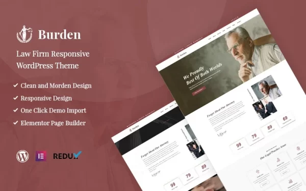 Burden Law Firm Responsive WordPress Theme 1.0.0 GPL Theme