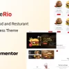 Burger Fast Food and Restaurant One Page WordPress Theme 1.0.0 GPL Theme