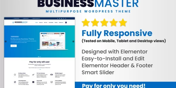 Business Master Multipurpose Business WordPress Theme WordPress Theme 1.0.0 GPL Theme