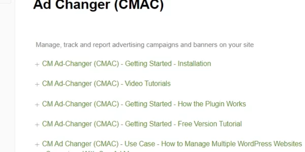 CRMinds Ad Changer Server 2.0.4 GPL Plugins