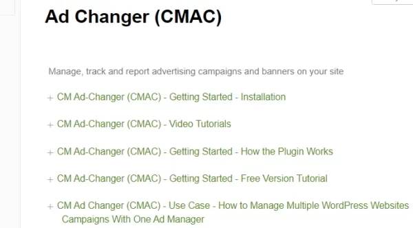 CRMinds Ad Changer Server 2.0.4 GPL Plugins