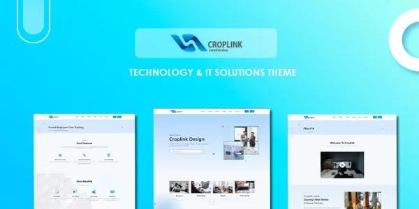 CROPLINK Tech Corporate Ecommerce WordPress Theme 1.0 GPL Theme