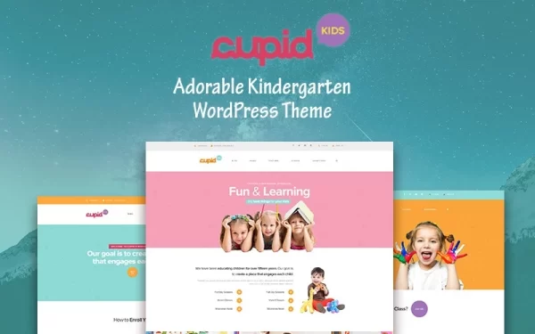 CUPID Adorable Kindergarten WordPress Theme 1.0.0 GPL Theme