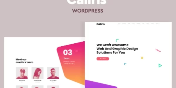 Caliris Responsive One Page WordPress Theme 1.5 GPL Theme