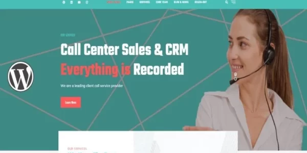 Callbay Call Center WordPress Theme 1.0.0 GPL Theme