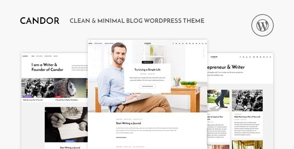 Candor Responsive WordPress Blog Theme 1.1.4 GPL Theme