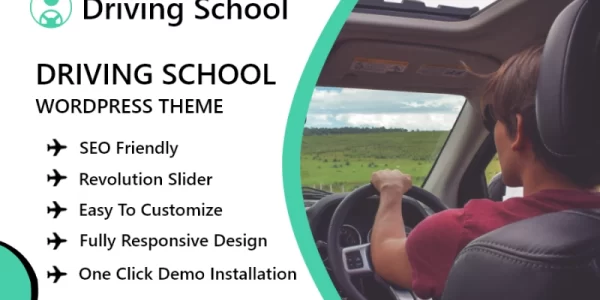 Car Driving School And Training WordPress Theme 1.0.0 GPL Theme