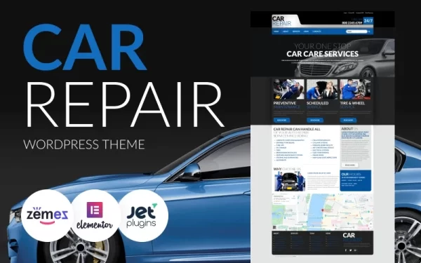 Car Repair Car WordPress Theme 1.0.0 GPL Theme
