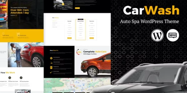 Car Wash Auto Spa WordPress Theme 2.8 GPL Theme